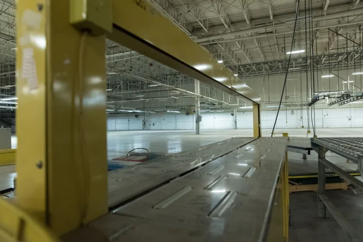 Photo #15 of ASSETS FORMERLY OF KIMBALL INTERNATIONAL: 60" X 12-GA. IOWA PRECISION SLEAR LINE, 10' x 300 TON CINCINNATI PRESS BRAKE, 45 TON BLISS OBI PUNCH PRESS, 35 TON KOMATSU GAP FRAME PRESS, LIKE NEW BANNER SPOT WELDER, LANTECH STRETCH WRAPPER,