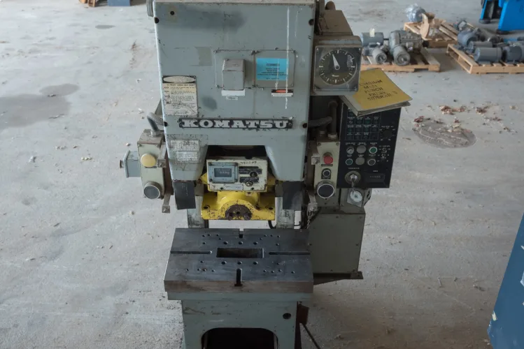 Photo #29 of ASSETS FORMERLY OF KIMBALL INTERNATIONAL: 60" X 12-GA. IOWA PRECISION SLEAR LINE, 10' x 300 TON CINCINNATI PRESS BRAKE, 45 TON BLISS OBI PUNCH PRESS, 35 TON KOMATSU GAP FRAME PRESS, LIKE NEW BANNER SPOT WELDER, LANTECH STRETCH WRAPPER,