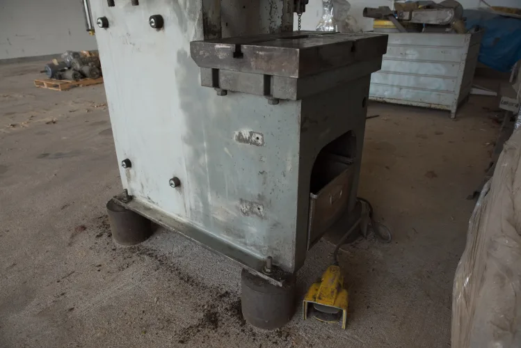 Photo #30 of ASSETS FORMERLY OF KIMBALL INTERNATIONAL: 60" X 12-GA. IOWA PRECISION SLEAR LINE, 10' x 300 TON CINCINNATI PRESS BRAKE, 45 TON BLISS OBI PUNCH PRESS, 35 TON KOMATSU GAP FRAME PRESS, LIKE NEW BANNER SPOT WELDER, LANTECH STRETCH WRAPPER,