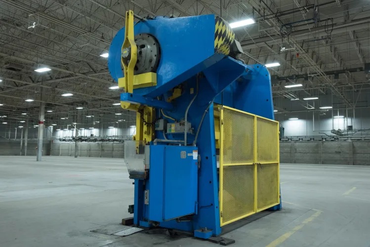 Photo #54 of ASSETS FORMERLY OF KIMBALL INTERNATIONAL: 60" X 12-GA. IOWA PRECISION SLEAR LINE, 10' x 300 TON CINCINNATI PRESS BRAKE, 45 TON BLISS OBI PUNCH PRESS, 35 TON KOMATSU GAP FRAME PRESS, LIKE NEW BANNER SPOT WELDER, LANTECH STRETCH WRAPPER,