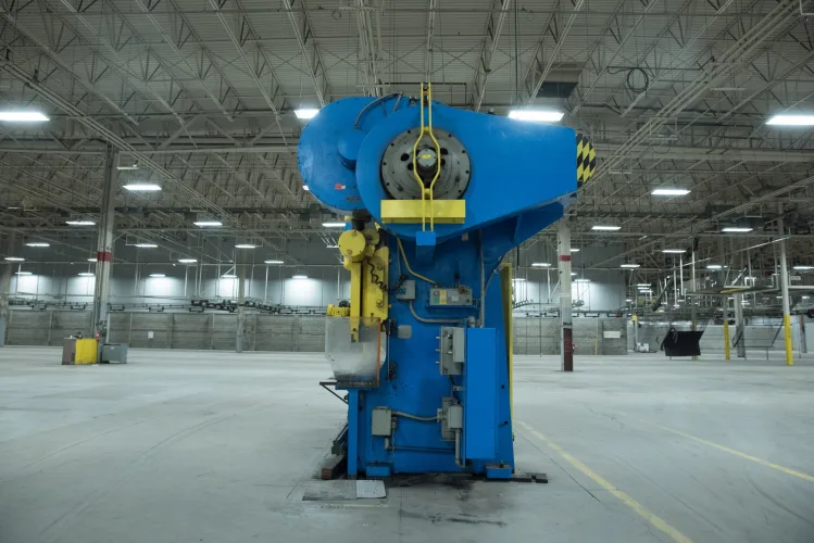 Photo #56 of ASSETS FORMERLY OF KIMBALL INTERNATIONAL: 60" X 12-GA. IOWA PRECISION SLEAR LINE, 10' x 300 TON CINCINNATI PRESS BRAKE, 45 TON BLISS OBI PUNCH PRESS, 35 TON KOMATSU GAP FRAME PRESS, LIKE NEW BANNER SPOT WELDER, LANTECH STRETCH WRAPPER,