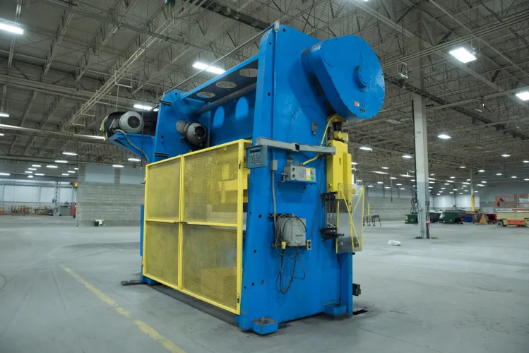 Photo #57 of ASSETS FORMERLY OF KIMBALL INTERNATIONAL: 60" X 12-GA. IOWA PRECISION SLEAR LINE, 10' x 300 TON CINCINNATI PRESS BRAKE, 45 TON BLISS OBI PUNCH PRESS, 35 TON KOMATSU GAP FRAME PRESS, LIKE NEW BANNER SPOT WELDER, LANTECH STRETCH WRAPPER,