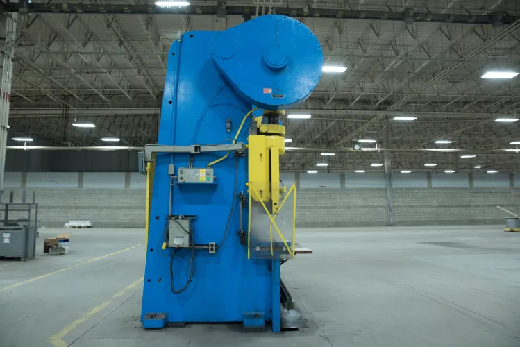 Photo #60 of ASSETS FORMERLY OF KIMBALL INTERNATIONAL: 60" X 12-GA. IOWA PRECISION SLEAR LINE, 10' x 300 TON CINCINNATI PRESS BRAKE, 45 TON BLISS OBI PUNCH PRESS, 35 TON KOMATSU GAP FRAME PRESS, LIKE NEW BANNER SPOT WELDER, LANTECH STRETCH WRAPPER,