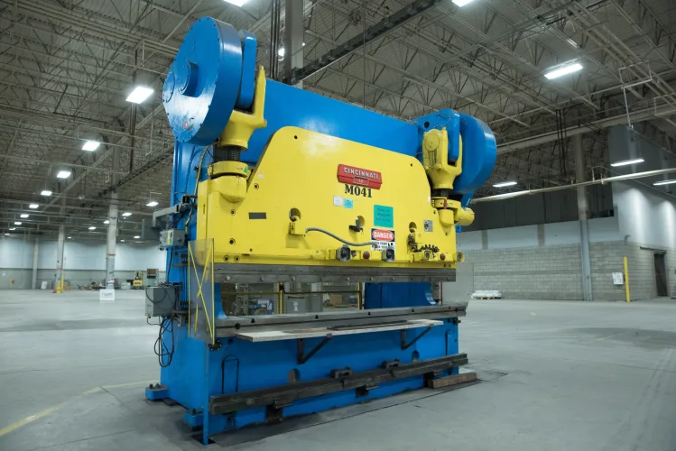 Photo #61 of ASSETS FORMERLY OF KIMBALL INTERNATIONAL: 60" X 12-GA. IOWA PRECISION SLEAR LINE, 10' x 300 TON CINCINNATI PRESS BRAKE, 45 TON BLISS OBI PUNCH PRESS, 35 TON KOMATSU GAP FRAME PRESS, LIKE NEW BANNER SPOT WELDER, LANTECH STRETCH WRAPPER,