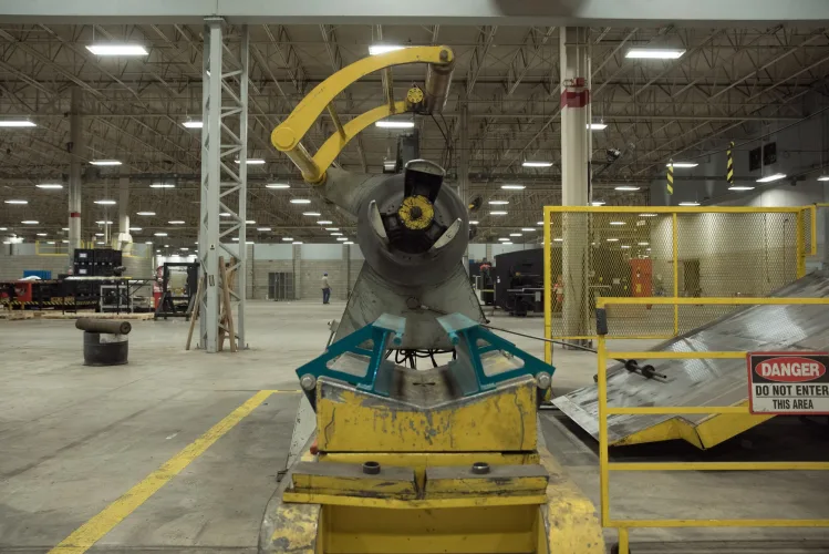 Photo #69 of ASSETS FORMERLY OF KIMBALL INTERNATIONAL: 60" X 12-GA. IOWA PRECISION SLEAR LINE, 10' x 300 TON CINCINNATI PRESS BRAKE, 45 TON BLISS OBI PUNCH PRESS, 35 TON KOMATSU GAP FRAME PRESS, LIKE NEW BANNER SPOT WELDER, LANTECH STRETCH WRAPPER,