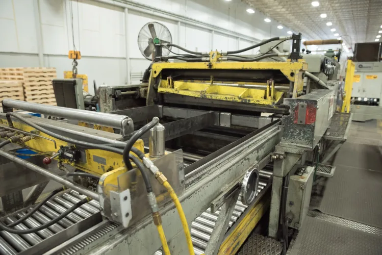 Photo #79 of ASSETS FORMERLY OF KIMBALL INTERNATIONAL: 60" X 12-GA. IOWA PRECISION SLEAR LINE, 10' x 300 TON CINCINNATI PRESS BRAKE, 45 TON BLISS OBI PUNCH PRESS, 35 TON KOMATSU GAP FRAME PRESS, LIKE NEW BANNER SPOT WELDER, LANTECH STRETCH WRAPPER,
