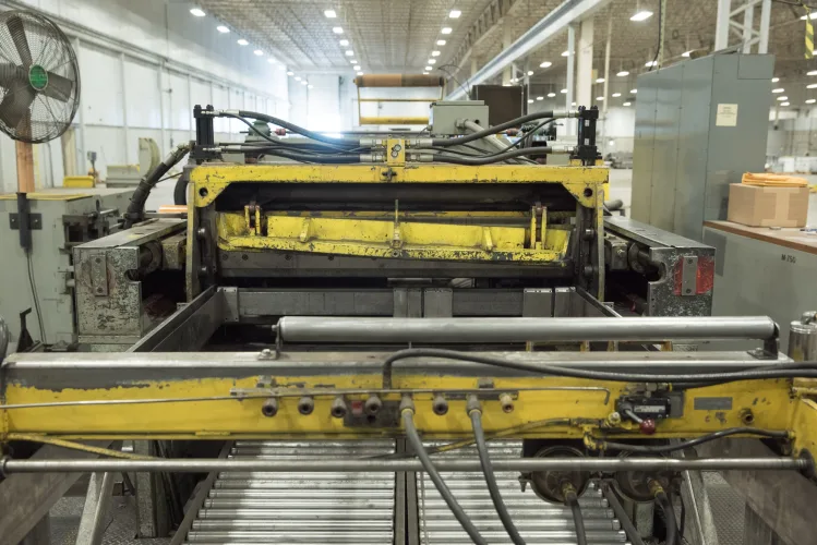 Photo #81 of ASSETS FORMERLY OF KIMBALL INTERNATIONAL: 60" X 12-GA. IOWA PRECISION SLEAR LINE, 10' x 300 TON CINCINNATI PRESS BRAKE, 45 TON BLISS OBI PUNCH PRESS, 35 TON KOMATSU GAP FRAME PRESS, LIKE NEW BANNER SPOT WELDER, LANTECH STRETCH WRAPPER,