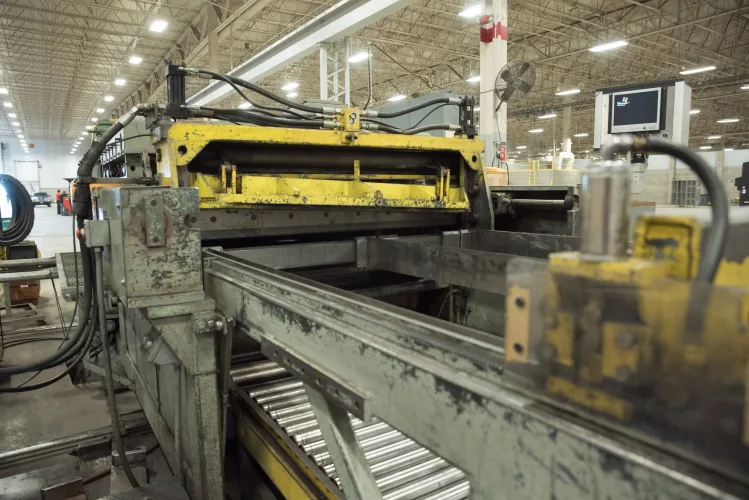 Photo #82 of ASSETS FORMERLY OF KIMBALL INTERNATIONAL: 60" X 12-GA. IOWA PRECISION SLEAR LINE, 10' x 300 TON CINCINNATI PRESS BRAKE, 45 TON BLISS OBI PUNCH PRESS, 35 TON KOMATSU GAP FRAME PRESS, LIKE NEW BANNER SPOT WELDER, LANTECH STRETCH WRAPPER,