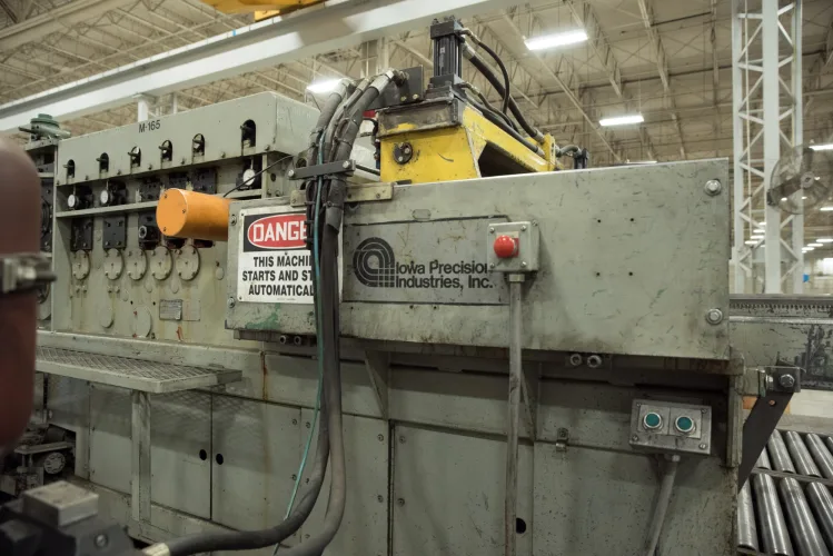 Photo #84 of ASSETS FORMERLY OF KIMBALL INTERNATIONAL: 60" X 12-GA. IOWA PRECISION SLEAR LINE, 10' x 300 TON CINCINNATI PRESS BRAKE, 45 TON BLISS OBI PUNCH PRESS, 35 TON KOMATSU GAP FRAME PRESS, LIKE NEW BANNER SPOT WELDER, LANTECH STRETCH WRAPPER,