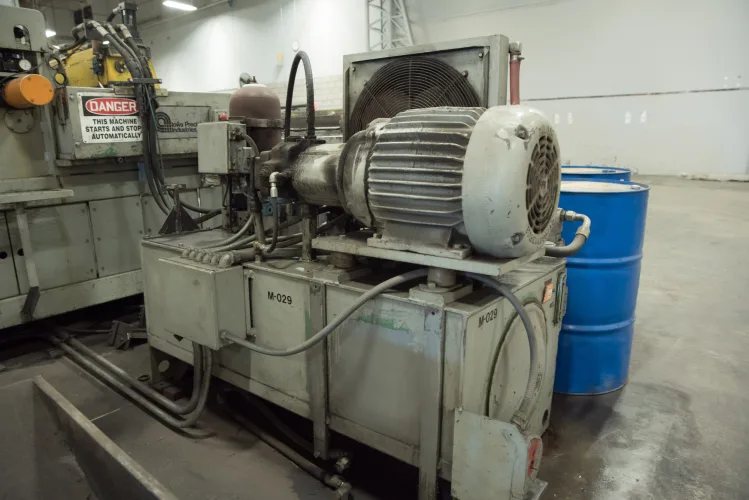 Photo #86 of ASSETS FORMERLY OF KIMBALL INTERNATIONAL: 60" X 12-GA. IOWA PRECISION SLEAR LINE, 10' x 300 TON CINCINNATI PRESS BRAKE, 45 TON BLISS OBI PUNCH PRESS, 35 TON KOMATSU GAP FRAME PRESS, LIKE NEW BANNER SPOT WELDER, LANTECH STRETCH WRAPPER,