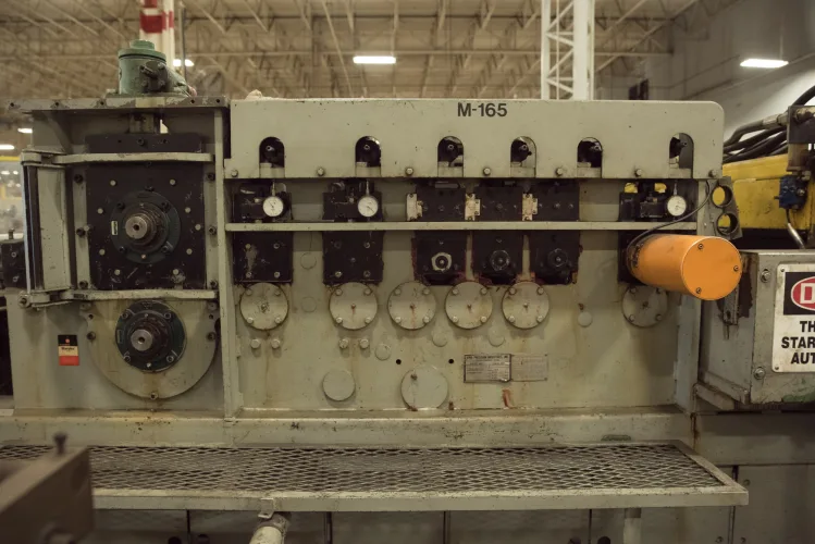 Photo #88 of ASSETS FORMERLY OF KIMBALL INTERNATIONAL: 60" X 12-GA. IOWA PRECISION SLEAR LINE, 10' x 300 TON CINCINNATI PRESS BRAKE, 45 TON BLISS OBI PUNCH PRESS, 35 TON KOMATSU GAP FRAME PRESS, LIKE NEW BANNER SPOT WELDER, LANTECH STRETCH WRAPPER,