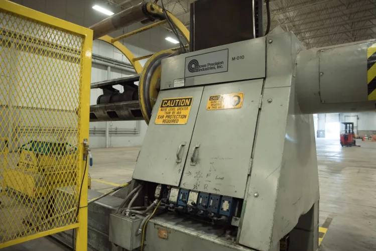 Photo #92 of ASSETS FORMERLY OF KIMBALL INTERNATIONAL: 60" X 12-GA. IOWA PRECISION SLEAR LINE, 10' x 300 TON CINCINNATI PRESS BRAKE, 45 TON BLISS OBI PUNCH PRESS, 35 TON KOMATSU GAP FRAME PRESS, LIKE NEW BANNER SPOT WELDER, LANTECH STRETCH WRAPPER,