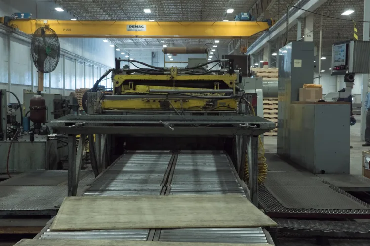 Photo #110 of ASSETS FORMERLY OF KIMBALL INTERNATIONAL: 60" X 12-GA. IOWA PRECISION SLEAR LINE, 10' x 300 TON CINCINNATI PRESS BRAKE, 45 TON BLISS OBI PUNCH PRESS, 35 TON KOMATSU GAP FRAME PRESS, LIKE NEW BANNER SPOT WELDER, LANTECH STRETCH WRAPPER,