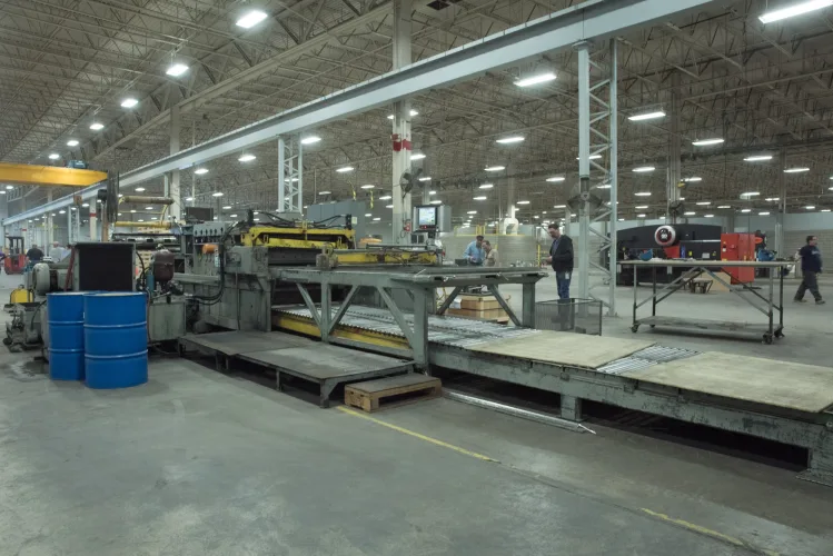Photo #112 of ASSETS FORMERLY OF KIMBALL INTERNATIONAL: 60" X 12-GA. IOWA PRECISION SLEAR LINE, 10' x 300 TON CINCINNATI PRESS BRAKE, 45 TON BLISS OBI PUNCH PRESS, 35 TON KOMATSU GAP FRAME PRESS, LIKE NEW BANNER SPOT WELDER, LANTECH STRETCH WRAPPER,