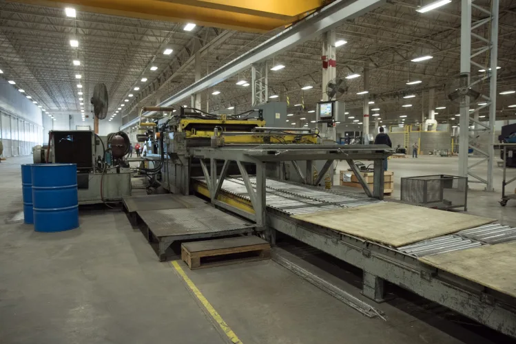 Photo #113 of ASSETS FORMERLY OF KIMBALL INTERNATIONAL: 60" X 12-GA. IOWA PRECISION SLEAR LINE, 10' x 300 TON CINCINNATI PRESS BRAKE, 45 TON BLISS OBI PUNCH PRESS, 35 TON KOMATSU GAP FRAME PRESS, LIKE NEW BANNER SPOT WELDER, LANTECH STRETCH WRAPPER,