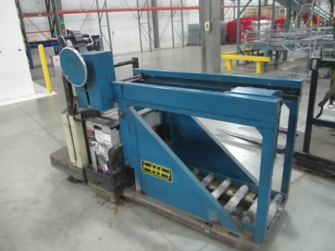 Photo #14 of APPROX. (640) SECTIONS OF INTERLAKE 30 TEARDROP PALLET RACKING & GRAVITY FLOW RACKING, INCLINE & DECLINE BELTED & POWERED ROLLER CONVEYORS, (10) CROWN ORDER PICKERS, REACH TRUCKS & ELECTRIC TRUCKS, (9) VARIOUS BATTERY CHARGERS & SPARE BATTERIES & MUCH