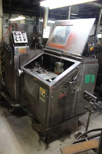 Photo #15 of CARLO SALVI HIGH SPEED RF SERIES HEADERS, NAKASHIMADA 2 DIE 3 BLOW COLD HEADER, ASAHI OKUMA 2 DIE 2 BLOW COLD HEADER, NATIONAL HIGH SPEED HEADERS, NATIONAL 5 DIE 6 STATION COLD FORMER, WATERBURY FARREL TUBULAR RIVET HEADERS, SNOW & UNIVERSAL DRILLERS,