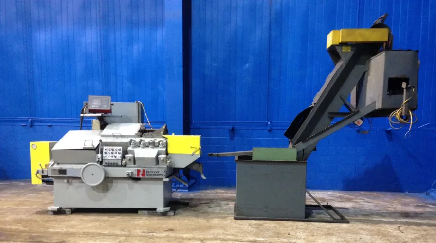 Photo #46 of CARLO SALVI HIGH SPEED RF SERIES HEADERS, NAKASHIMADA 2 DIE 3 BLOW COLD HEADER, ASAHI OKUMA 2 DIE 2 BLOW COLD HEADER, NATIONAL HIGH SPEED HEADERS, NATIONAL 5 DIE 6 STATION COLD FORMER, WATERBURY FARREL TUBULAR RIVET HEADERS, SNOW & UNIVERSAL DRILLERS,