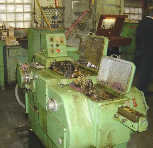 Photo #55 of CARLO SALVI HIGH SPEED RF SERIES HEADERS, NAKASHIMADA 2 DIE 3 BLOW COLD HEADER, ASAHI OKUMA 2 DIE 2 BLOW COLD HEADER, NATIONAL HIGH SPEED HEADERS, NATIONAL 5 DIE 6 STATION COLD FORMER, WATERBURY FARREL TUBULAR RIVET HEADERS, SNOW & UNIVERSAL DRILLERS,