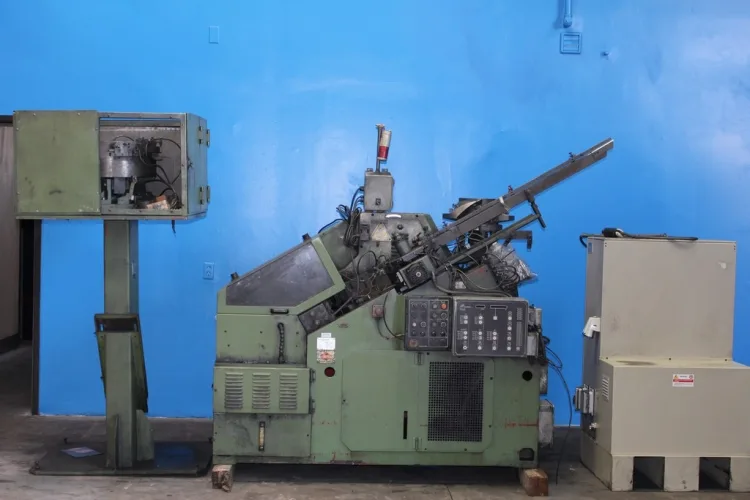 Photo #65 of CARLO SALVI HIGH SPEED RF SERIES HEADERS, NAKASHIMADA 2 DIE 3 BLOW COLD HEADER, ASAHI OKUMA 2 DIE 2 BLOW COLD HEADER, NATIONAL HIGH SPEED HEADERS, NATIONAL 5 DIE 6 STATION COLD FORMER, WATERBURY FARREL TUBULAR RIVET HEADERS, SNOW & UNIVERSAL DRILLERS,