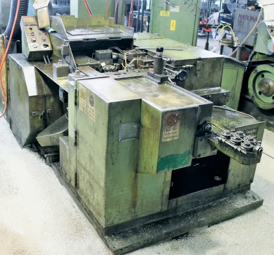 Photo #130 of CARLO SALVI HIGH SPEED RF SERIES HEADERS, NAKASHIMADA 2 DIE 3 BLOW COLD HEADER, ASAHI OKUMA 2 DIE 2 BLOW COLD HEADER, NATIONAL HIGH SPEED HEADERS, NATIONAL 5 DIE 6 STATION COLD FORMER, WATERBURY FARREL TUBULAR RIVET HEADERS, SNOW & UNIVERSAL DRILLERS,