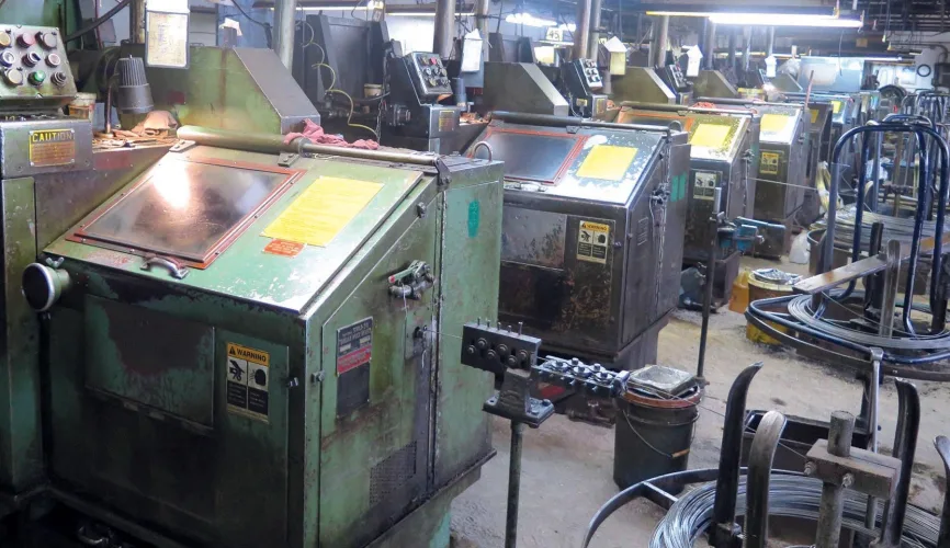 Photo #139 of CARLO SALVI HIGH SPEED RF SERIES HEADERS, NAKASHIMADA 2 DIE 3 BLOW COLD HEADER, ASAHI OKUMA 2 DIE 2 BLOW COLD HEADER, NATIONAL HIGH SPEED HEADERS, NATIONAL 5 DIE 6 STATION COLD FORMER, WATERBURY FARREL TUBULAR RIVET HEADERS, SNOW & UNIVERSAL DRILLERS,