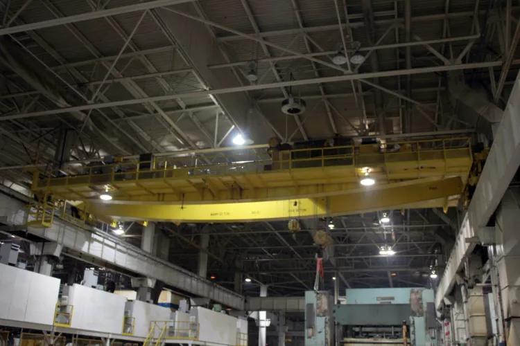 Photo #4 of MAJOR FORMER AUTOMOTIVE STAMPING FACILITY - 28 PRESSES UP TO 5000 TONS, TRANSFER, DOUBLE ACTION, STRAIGHT SIDE, FOUR POST, BLANKING, DOUBLE & SINGLE CRANK GAP FRAME & POWDER COMPACTION PRESSES, BRIDGE CRANES UP TO 80 TONS, MOBILE GANTRY CRANES, UTICA