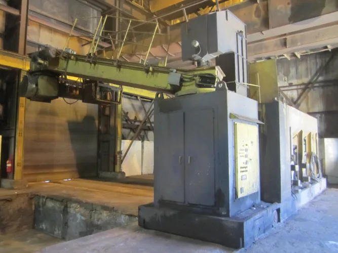 Photo #9 of COMPLETE IRON CASTING FOUNDRY, FEATURING: GTI THERMAL RECLAIM SYSTEM, (3) DIDON LUMP CRUSHERS, UBE NEW RHEO VSC CASTING SYSTEM,  CASCADE & WHEELABRATOR SHOT BLASTERS, CHANNEL & PILLAR INDUCTION, (7) REDFORD CARVER SAND MIXERS & MOBILE MIXERS, OVENS, BLAST