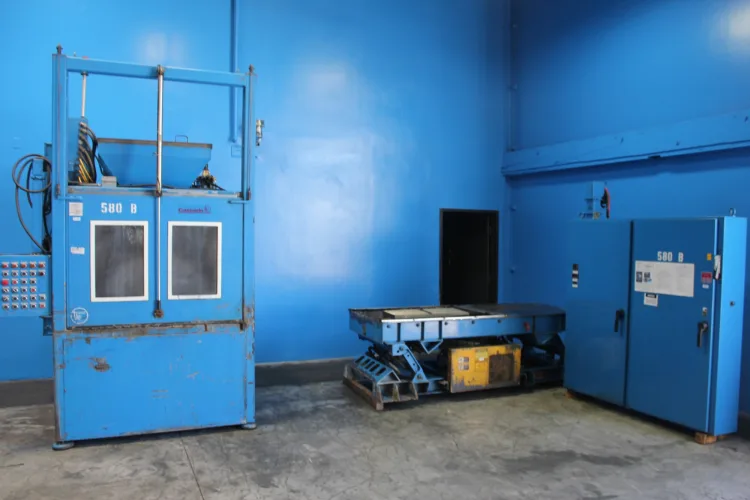Photo #62 of COMPLETE IRON CASTING FOUNDRY, FEATURING: GTI THERMAL RECLAIM SYSTEM, (3) DIDON LUMP CRUSHERS, UBE NEW RHEO VSC CASTING SYSTEM,  CASCADE & WHEELABRATOR SHOT BLASTERS, CHANNEL & PILLAR INDUCTION, (7) REDFORD CARVER SAND MIXERS & MOBILE MIXERS, OVENS, BLAST