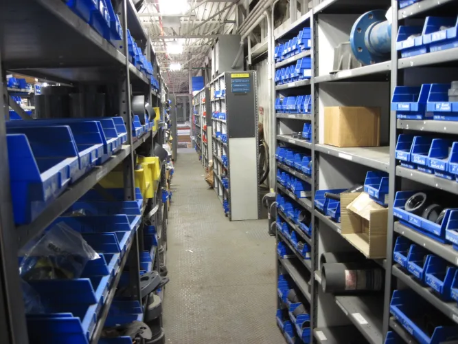 Photo #3 of SURPLUS ASSETS TO THE ONGOING OPERATIONS OF THE CLOROX COMPANY - MACHINE SHOP, LARGE QUANTITY OF SPARE PARTS, S/S & FIBERGLASS TANKS, PEARSON CASE PACKER, TENNANT FLOOR SCRUBBERS, LAB EQUIPMENT, PALLET RACKING & MORE