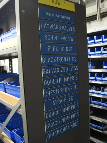 Photo #5 of SURPLUS ASSETS TO THE ONGOING OPERATIONS OF THE CLOROX COMPANY - MACHINE SHOP, LARGE QUANTITY OF SPARE PARTS, S/S & FIBERGLASS TANKS, PEARSON CASE PACKER, TENNANT FLOOR SCRUBBERS, LAB EQUIPMENT, PALLET RACKING & MORE