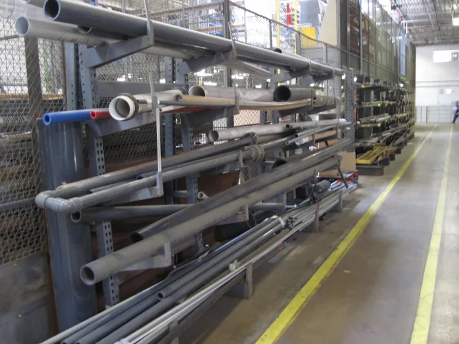 Photo #16 of SURPLUS ASSETS TO THE ONGOING OPERATIONS OF THE CLOROX COMPANY - MACHINE SHOP, LARGE QUANTITY OF SPARE PARTS, S/S & FIBERGLASS TANKS, PEARSON CASE PACKER, TENNANT FLOOR SCRUBBERS, LAB EQUIPMENT, PALLET RACKING & MORE