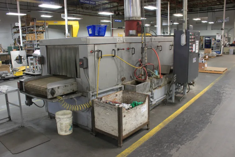 Photo #1 of SURPLUS ASSETS TO THE ONGOING OPERATIONS OF HUBBELL LIGHTING, INC. - TRUMPF TRUMATIC 2000R CNC PUNCHING MACHINE, (2) 75 TON & (1) 20 TON GREENERD PRESSES, 1/4" X 12' NIAGARA SHEAR, NIAGARA & DI-ACRO PRESS BRAKE, PARTS CLEANER, WELDERS, SHOP