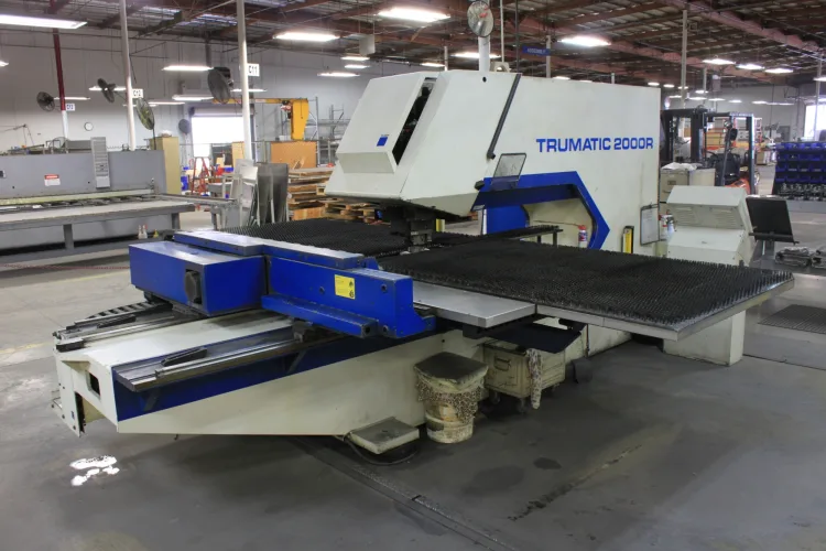Photo #4 of SURPLUS ASSETS TO THE ONGOING OPERATIONS OF HUBBELL LIGHTING, INC. - TRUMPF TRUMATIC 2000R CNC PUNCHING MACHINE, (2) 75 TON & (1) 20 TON GREENERD PRESSES, 1/4" X 12' NIAGARA SHEAR, NIAGARA & DI-ACRO PRESS BRAKE, PARTS CLEANER, WELDERS, SHOP