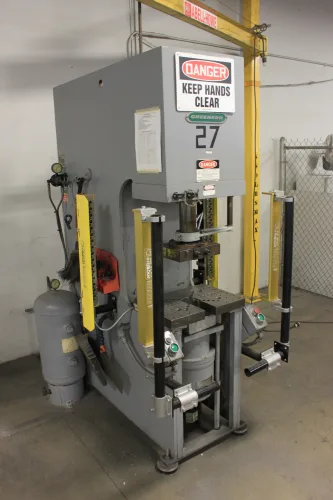 Photo #9 of SURPLUS ASSETS TO THE ONGOING OPERATIONS OF HUBBELL LIGHTING, INC. - TRUMPF TRUMATIC 2000R CNC PUNCHING MACHINE, (2) 75 TON & (1) 20 TON GREENERD PRESSES, 1/4" X 12' NIAGARA SHEAR, NIAGARA & DI-ACRO PRESS BRAKE, PARTS CLEANER, WELDERS, SHOP