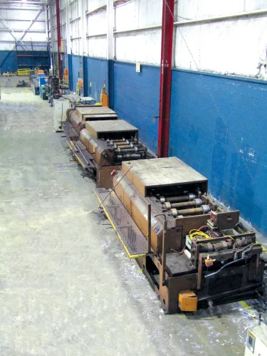 Photo #1 of NO LONGER REQUIRED IN THE CONTINUING OPERATIONS OF WHIRLPOOL: (26) MINSTER, DANLY, VERSON, NIAGARA, BLISS STAMPING PRESSES UP TO 600-TON, FEED LINES, TISHKEN, MAPLEWOOD, BRADBURY, METFORM, PRO ECO & MORE ROLLFORMING LINES, DAHLSTROM CUT TO LENGTH LINE,