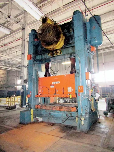 Photo #4 of NO LONGER REQUIRED IN THE CONTINUING OPERATIONS OF WHIRLPOOL: (26) MINSTER, DANLY, VERSON, NIAGARA, BLISS STAMPING PRESSES UP TO 600-TON, FEED LINES, TISHKEN, MAPLEWOOD, BRADBURY, METFORM, PRO ECO & MORE ROLLFORMING LINES, DAHLSTROM CUT TO LENGTH LINE,