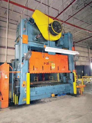 Photo #6 of NO LONGER REQUIRED IN THE CONTINUING OPERATIONS OF WHIRLPOOL: (26) MINSTER, DANLY, VERSON, NIAGARA, BLISS STAMPING PRESSES UP TO 600-TON, FEED LINES, TISHKEN, MAPLEWOOD, BRADBURY, METFORM, PRO ECO & MORE ROLLFORMING LINES, DAHLSTROM CUT TO LENGTH LINE,