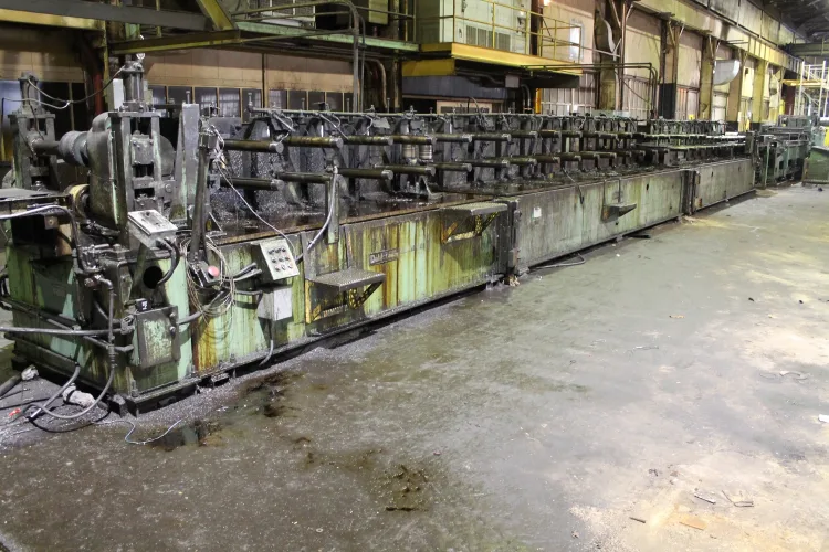 Photo #94 of NO LONGER REQUIRED IN THE CONTINUING OPERATIONS OF WHIRLPOOL: (26) MINSTER, DANLY, VERSON, NIAGARA, BLISS STAMPING PRESSES UP TO 600-TON, FEED LINES, TISHKEN, MAPLEWOOD, BRADBURY, METFORM, PRO ECO & MORE ROLLFORMING LINES, DAHLSTROM CUT TO LENGTH LINE,