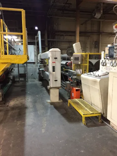 Photo #3 of SAN LEANDRO PAPER MILL, FEATURING: 112" TRIM COMPLETE PAPER BOARD MACHINE W/ (9) J.H. HORNE PRESSURE FORMERS & UPGRADED OCC STOCK PREPARATION SYSTEM (RATED 250 TPD), 2009 WEG HIGH VOLTAGE TRANSFORMER, (10+) NASH VACUUM PUMPS, LARGE SUPPLY OF NEW &