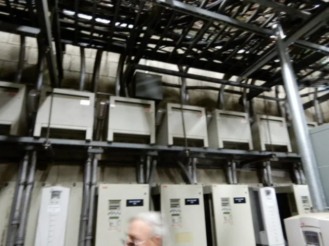 Photo #13 of SAN LEANDRO PAPER MILL, FEATURING: 112" TRIM COMPLETE PAPER BOARD MACHINE W/ (9) J.H. HORNE PRESSURE FORMERS & UPGRADED OCC STOCK PREPARATION SYSTEM (RATED 250 TPD), 2009 WEG HIGH VOLTAGE TRANSFORMER, (10+) NASH VACUUM PUMPS, LARGE SUPPLY OF NEW &