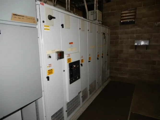 Photo #15 of SAN LEANDRO PAPER MILL, FEATURING: 112" TRIM COMPLETE PAPER BOARD MACHINE W/ (9) J.H. HORNE PRESSURE FORMERS & UPGRADED OCC STOCK PREPARATION SYSTEM (RATED 250 TPD), 2009 WEG HIGH VOLTAGE TRANSFORMER, (10+) NASH VACUUM PUMPS, LARGE SUPPLY OF NEW &