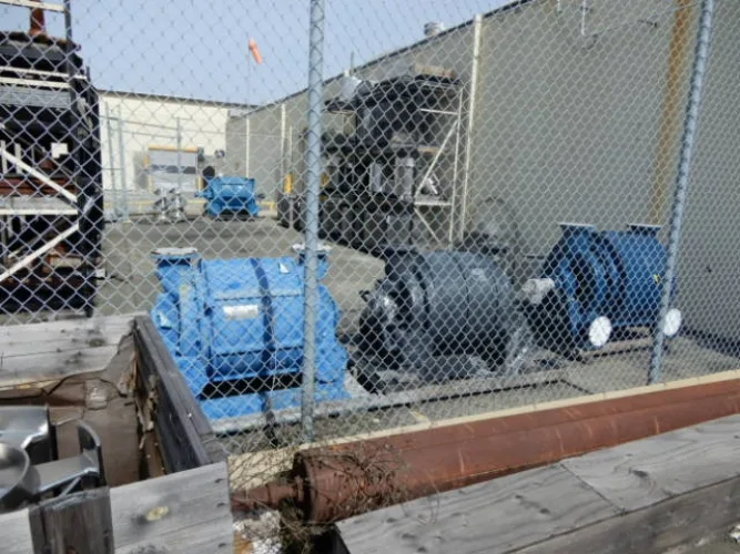 Photo #25 of SAN LEANDRO PAPER MILL, FEATURING: 112" TRIM COMPLETE PAPER BOARD MACHINE W/ (9) J.H. HORNE PRESSURE FORMERS & UPGRADED OCC STOCK PREPARATION SYSTEM (RATED 250 TPD), 2009 WEG HIGH VOLTAGE TRANSFORMER, (10+) NASH VACUUM PUMPS, LARGE SUPPLY OF NEW &