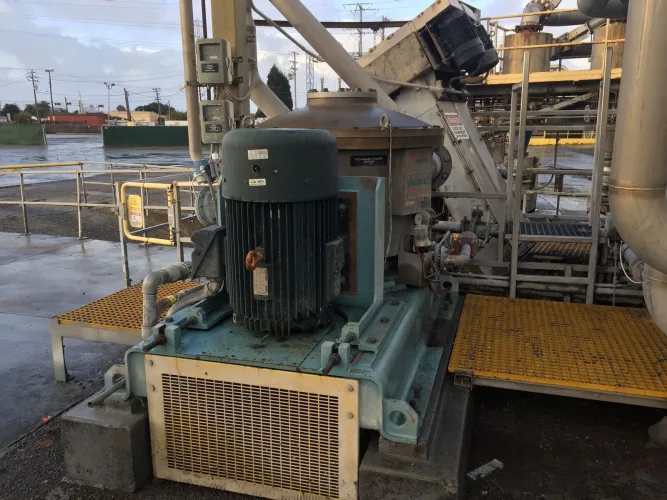 Photo #48 of SAN LEANDRO PAPER MILL, FEATURING: 112" TRIM COMPLETE PAPER BOARD MACHINE W/ (9) J.H. HORNE PRESSURE FORMERS & UPGRADED OCC STOCK PREPARATION SYSTEM (RATED 250 TPD), 2009 WEG HIGH VOLTAGE TRANSFORMER, (10+) NASH VACUUM PUMPS, LARGE SUPPLY OF NEW &