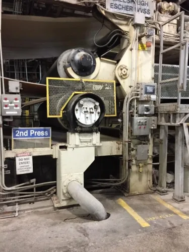 Photo #56 of SAN LEANDRO PAPER MILL, FEATURING: 112" TRIM COMPLETE PAPER BOARD MACHINE W/ (9) J.H. HORNE PRESSURE FORMERS & UPGRADED OCC STOCK PREPARATION SYSTEM (RATED 250 TPD), 2009 WEG HIGH VOLTAGE TRANSFORMER, (10+) NASH VACUUM PUMPS, LARGE SUPPLY OF NEW &
