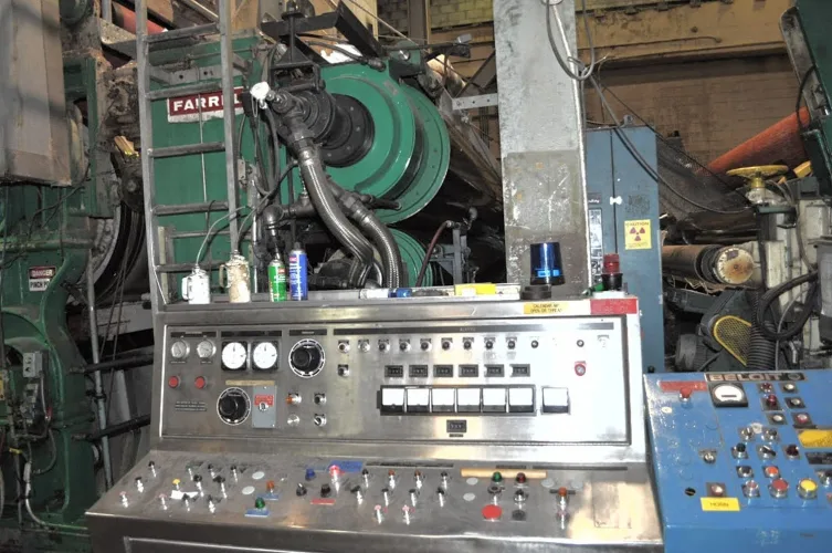 Photo #133 of SAN LEANDRO PAPER MILL, FEATURING: 112" TRIM COMPLETE PAPER BOARD MACHINE W/ (9) J.H. HORNE PRESSURE FORMERS & UPGRADED OCC STOCK PREPARATION SYSTEM (RATED 250 TPD), 2009 WEG HIGH VOLTAGE TRANSFORMER, (10+) NASH VACUUM PUMPS, LARGE SUPPLY OF NEW &