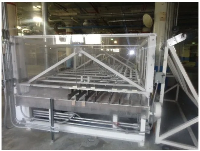 Photo #139 of SAN LEANDRO PAPER MILL, FEATURING: 112" TRIM COMPLETE PAPER BOARD MACHINE W/ (9) J.H. HORNE PRESSURE FORMERS & UPGRADED OCC STOCK PREPARATION SYSTEM (RATED 250 TPD), 2009 WEG HIGH VOLTAGE TRANSFORMER, (10+) NASH VACUUM PUMPS, LARGE SUPPLY OF NEW &