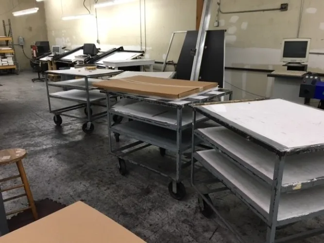 Photo #8 of BY ORDER OF US BANKRUPTCY COURT, DISTRICT OF ARIZONA-CASE NO. 4:17BK-01193-SHG: G&H INDUSTRIES LLC, DBA BD MATBOARD- FEATURING MATBOARD FRAMING, CUTTING, GLUING, PACKAGING EQUIPMENT, PLANT SUPPORT, OFFICES EQUIPMENT & MORE. APPROX. 100K COST IN MATBOARD