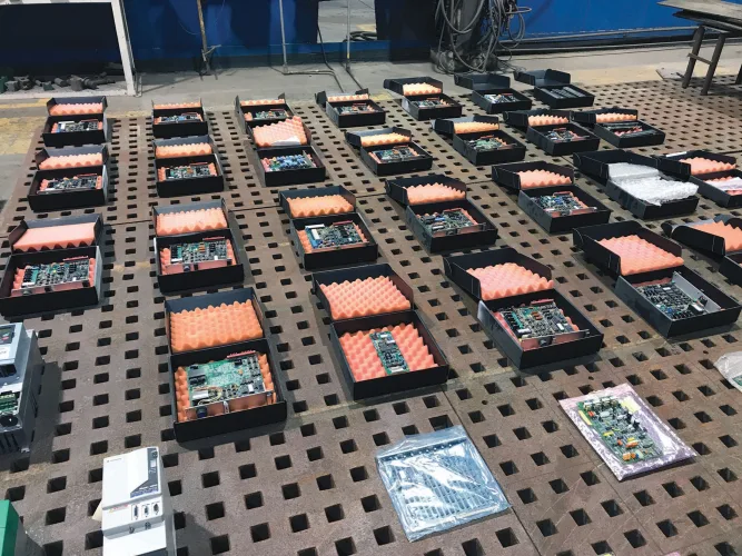 Photo #4 of EQUIPMENT OF BABCOCK & WILCOX COMPANY, A GLOBAL LEADER IN MANUFACTURING OF BOILERS & RELATED EQUIPMENT, FEATURING 200+ STEEL ACORN WELDING TABLES, 70+ WELDERS; MILLER, LINCOLN ELECTRIC, WELDING ACCESSORIES, MACHINING & FABRICATION EQUIPMENT, ROLLING