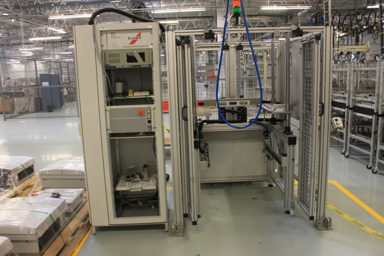 Photo #5 of SOLAR INVERTER MANUFACTURING FACILITY, HUGE 2-DAY ONLINE AUCTION, DAY  1 - FEATURING: ELABO SAFETY TEST SYSTEMS, LARGE QUANTITY OF TEST & MEASUREMENT EQUIPMENT, 200+ ALUMINUM CARTS W/ RF ID TAG SYSTEM, 3M-MATIC CASE SEALERS, (2) RAYMOND SWING REACH TURRET